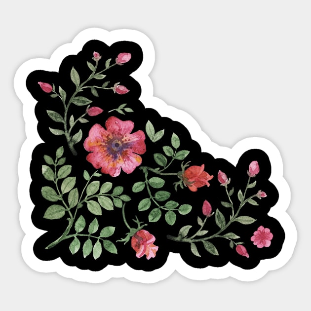 Floral #030 Sticker by Olga Berlet